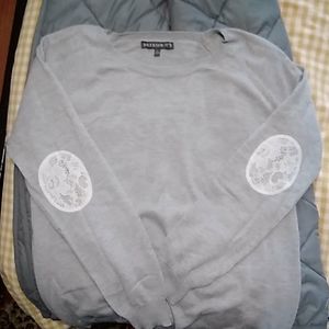 Throw an elbow. And show off the cool lace patches